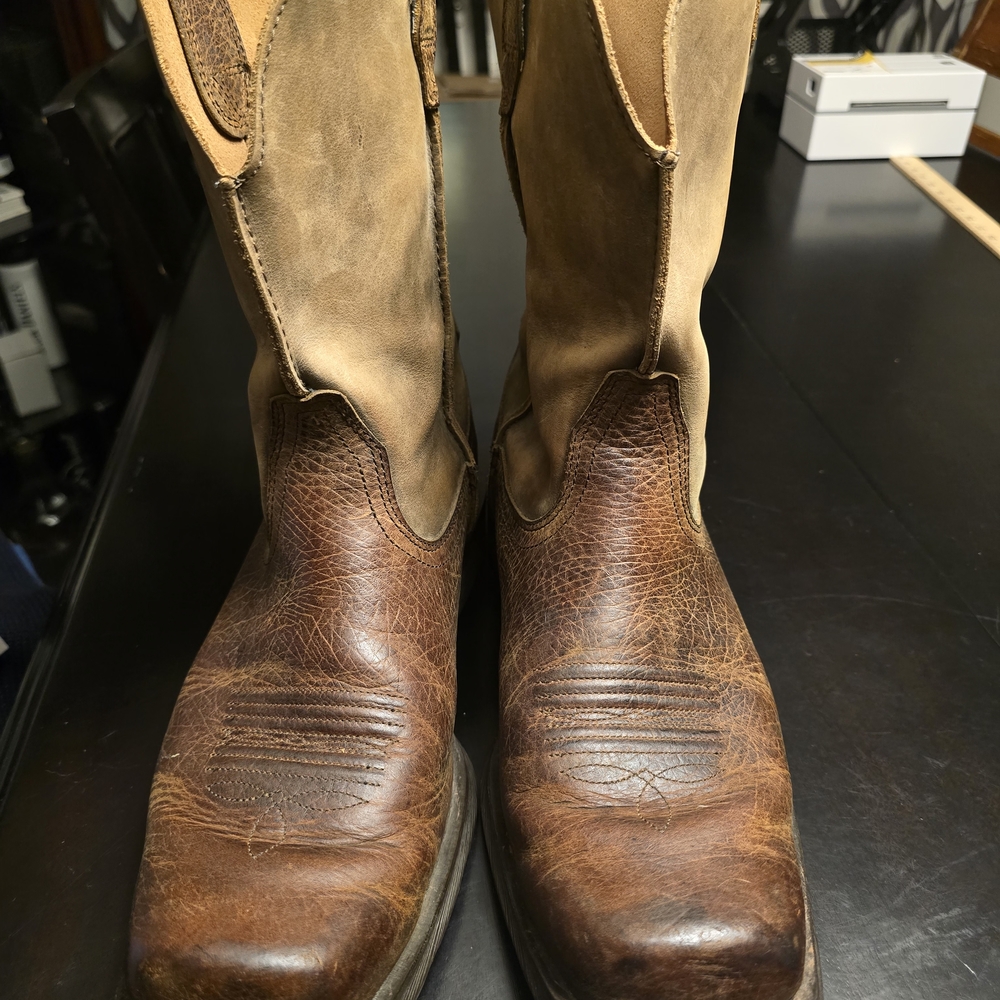Ariat 10002317 Western Equestrian‎ Boots Brown Leather ATS Men's US 11.5D